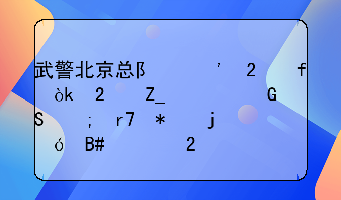 武警北京总队三医院：医疗、科研与服务的综合典范
